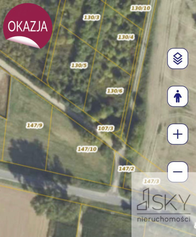 Działka Sprzedaż Wysoki Kościół &nbsp;arkowa 7